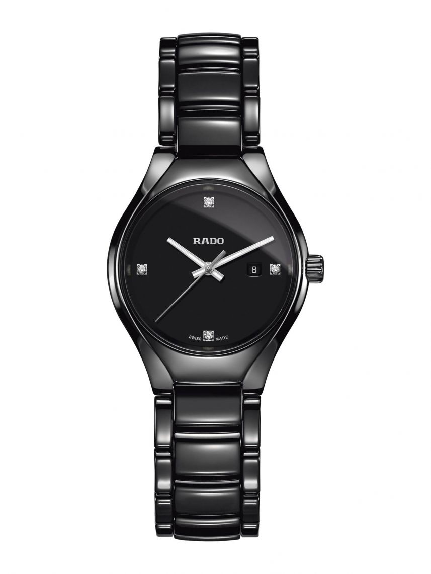שעון RADO TRUE קוורץ יהלומים לאישה (30 ממ)
