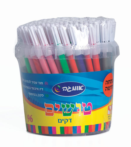 טושים דקים 96 יח׳