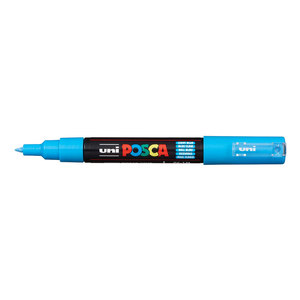 טוש אקרילי פוסקה PC-1MR - תכלת POSCA