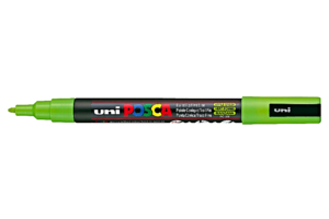 טוש אקרילי פוסקה PC-3M - ירוק תפוח POSCA