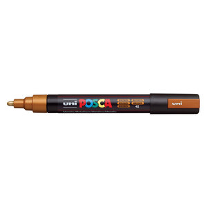 טוש אקרילי פוסקה PC-5M - ברונזה POSCA