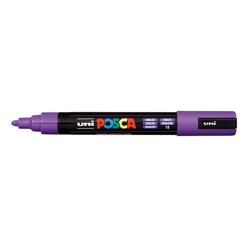 טוש אקרילי פוסקה PC-5M - סגול