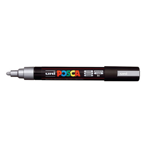 טוש אקרילי פוסקה PC-5M - כסף