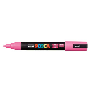 טוש אקרילי פוסקה PC-5M - ורוד POSCA