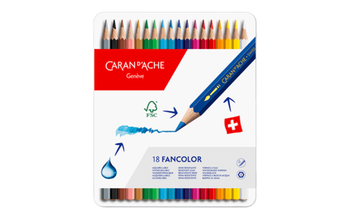 סט עפרונות צבעוניים 1288/18 Caran d'Ache