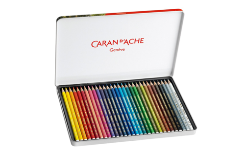 סט עפרונות צבעוניים אקוורל 999/30 Caran d'Ache