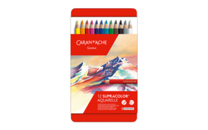 סט עפרונות צבעוניים אקוורל רך 888/12 Caran d'Ache
