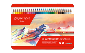 סט עפרונות צבעוניים אקוורל רך 888/30 Caran d'Ache
