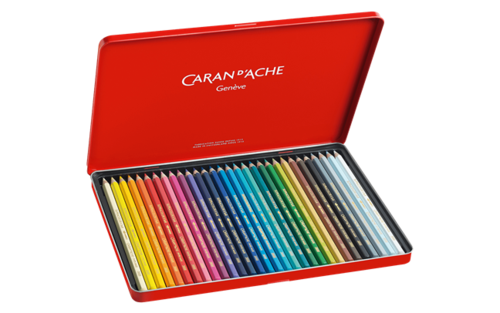סט עפרונות צבעוניים אקוורל רך 888/30 Caran d'Ache