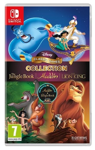 NINTENDO SWITCH DISNEY CLASSIC GAMES COLLECTION: THE JUNGLE BOOK,ALADDIN &THE LION KING 