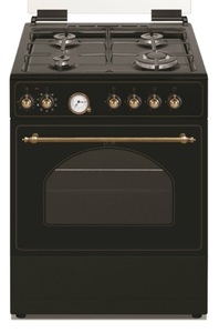 LC6060RB  תנור משולב שחור כפרי  LACASA