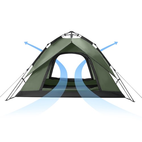 אוהל בן רגע ל 4 אנשים פתיחה מהירה NATUREHIKE TENT  דגם NH21ZP008