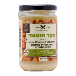 שקד תבור- חמאת שקד מעושר בסיבים