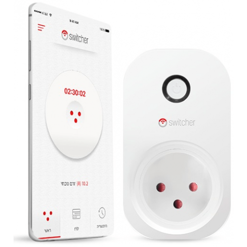 שעון שבת / שקע חכם Switcher Smart Plug הנשלט באמצעות Wi-Fi