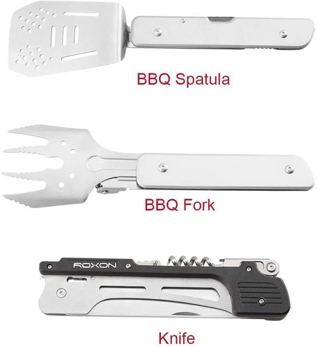 כלי רב שימושי למנגל ROXON MULTI BBQ TOOL