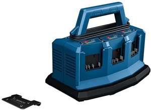 עמדת טעינה-מטען רב שקעים 6 תושבות GAL 18V6-80 תוצרת Bosch