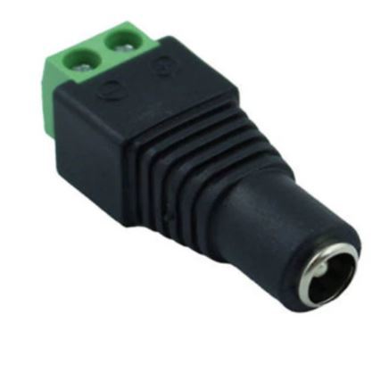מתאם מחבר 2.1 נקבה לפס לדים 12V DC