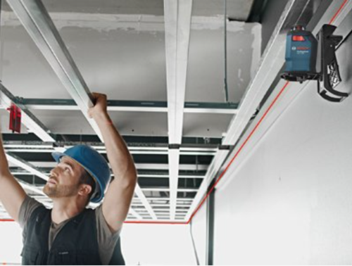 פלס לייזר צלב והיקפי BOSCH GLL 2-20