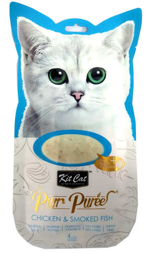 מעדן קיט קט פילה עוף ודג מעושן 60 גרם
