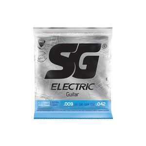 מיתרים לגיטרה חשמלית 09 Nickel Guitar String Extra Light Tension מבית SG