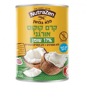 קרם קוקוס אורגני 17% 400 מ
