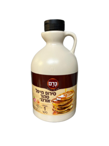 סירופ מייפל אורגני 100% טהור כרם 1 ליטר 