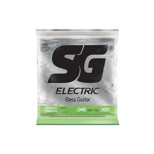 מיתרים לגיטרה בס 045 Nickel Down 4 String Light Tension מבית SG