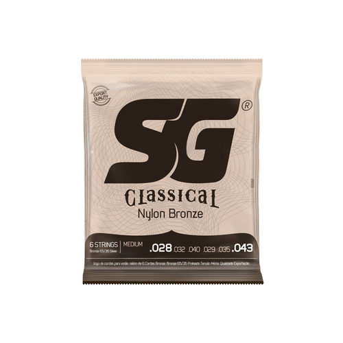 מיתרים לגיטרה קלאסית Nylon Bronze 65/35 Medium Voltage String