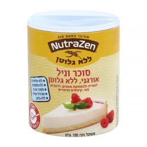 סוכר וניל אורגני 100 גרם - Nutra Zen