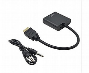 מתאם Protec DM155 HDMI to VGA + Audio