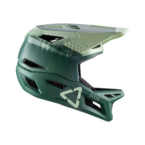 קסדת אינדורו מלאה לאופניים ליט ירוק -  LEATT MTB 4.0 IVY V22