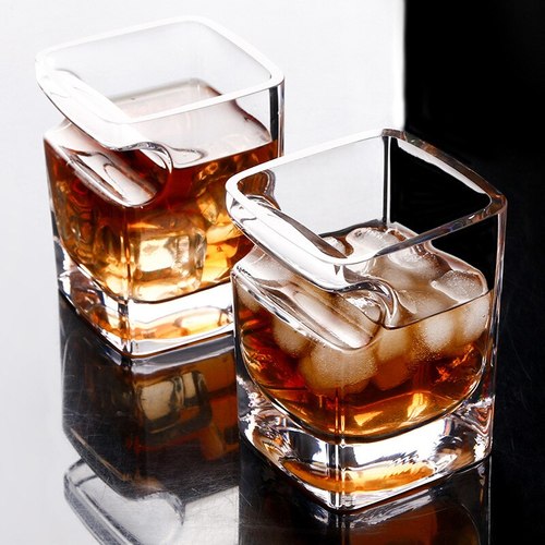 כוס וויסקי מחזיק סיגר Whiskey & Cigar