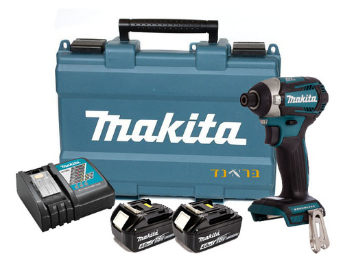 מברגת אימפקט 18V + שתי סוללות 4.0AH