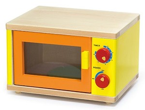 מיקרוגל מעץ לילדים למשחקי דמיון