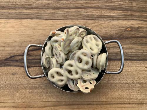 בייגלה מצופה שוקולד לבן - 100 גרם