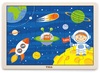 פאזל 24 חלקים מעץ עם מסגרת - מסע בחלל