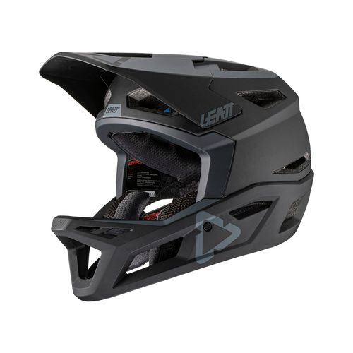 קסדת אינדורו מלאה לאופניים ליט שחור -  LEATT MTB 4.0 BLACK V22