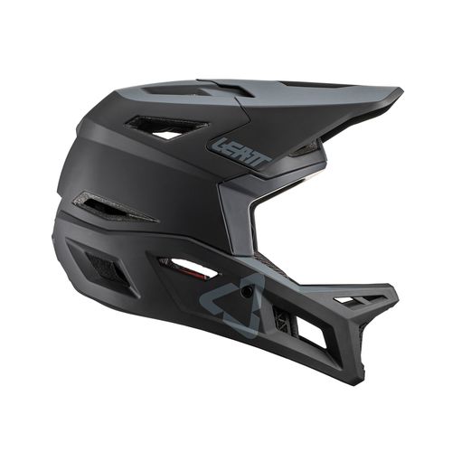 קסדת אינדורו מלאה לאופניים ליט שחור -  LEATT MTB 4.0 BLACK V22