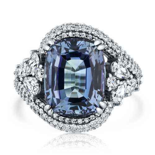 טבעת Tanzanite ויהלומים J.Lo