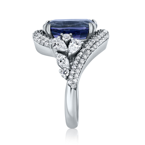 טבעת Tanzanite ויהלומים J.Lo