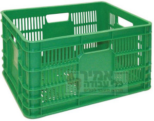 ארגז ירקות 49 ליטר שחור/צבעוני PLASGAD