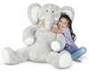 בובת פרווה פיל חיבוק ג'מבו בגובה 83 ס"מ