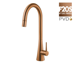 ברז מטבח 304669F20S נחושת מוברש PVD נשלף CONI חמת