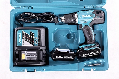 מברגה מקדחה נטענת + 2 סוללות MAKITA DDF453RYE 18V 1.5AH