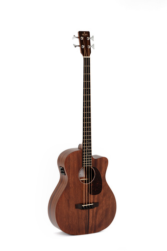 גיטרה בס אקוסטית מוגברת כולל נרתיק SIGMA BMC-15E CUTAWAY Mahogany
