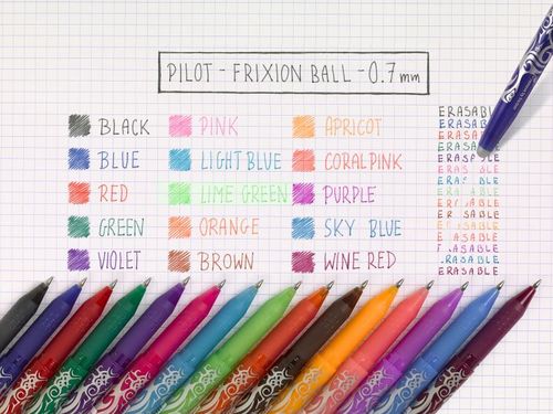 עט מחיק PILOT FRIXION 0.7 - שחור