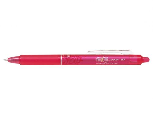 עט מחיק PILOT FRIXION 0.7 עם לחצן - ורוד