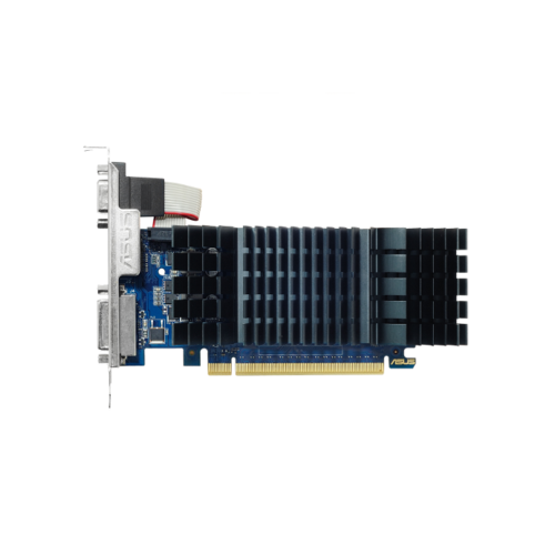 כרטיס מסך ASUS GeForce GT 730 2GB GDDR5 HTPC - כולל צלעות קירור