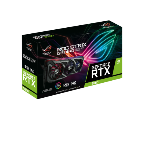 כרטיס מסך Asus Rog Strix GeForce RTX 3060 V2 OC Edition 12GB GDDR6