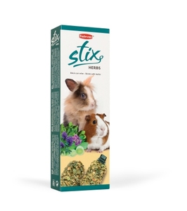 STIX HERBS CONIGLIETTI מזון משלים לארנבים ננסיים, שרקנים וצ'ינצ'ילות פדובן